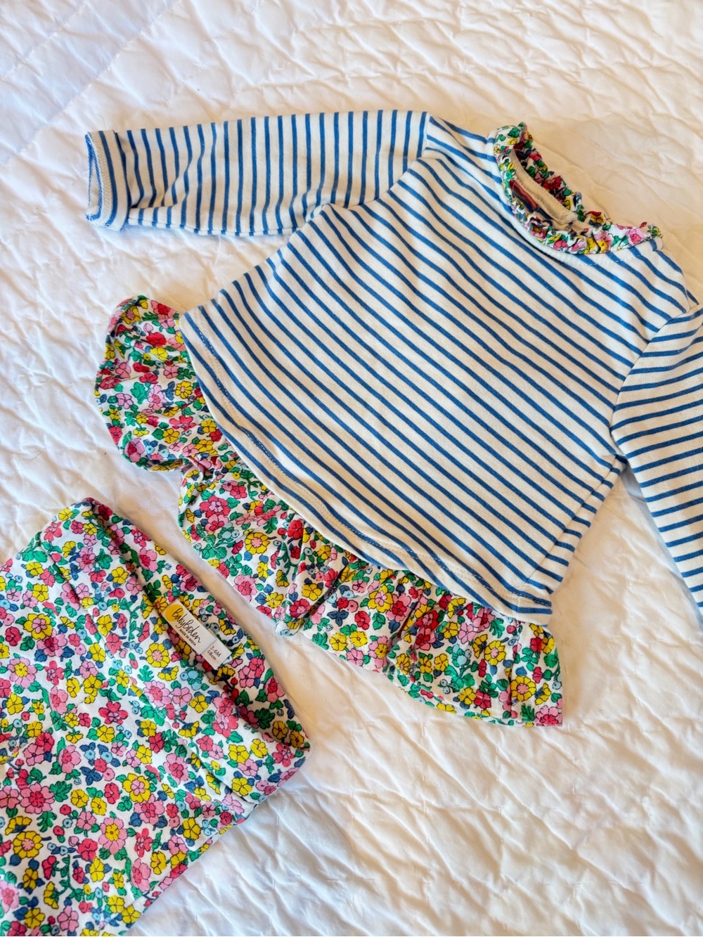 Mini Boden Floral 2 Piece Set